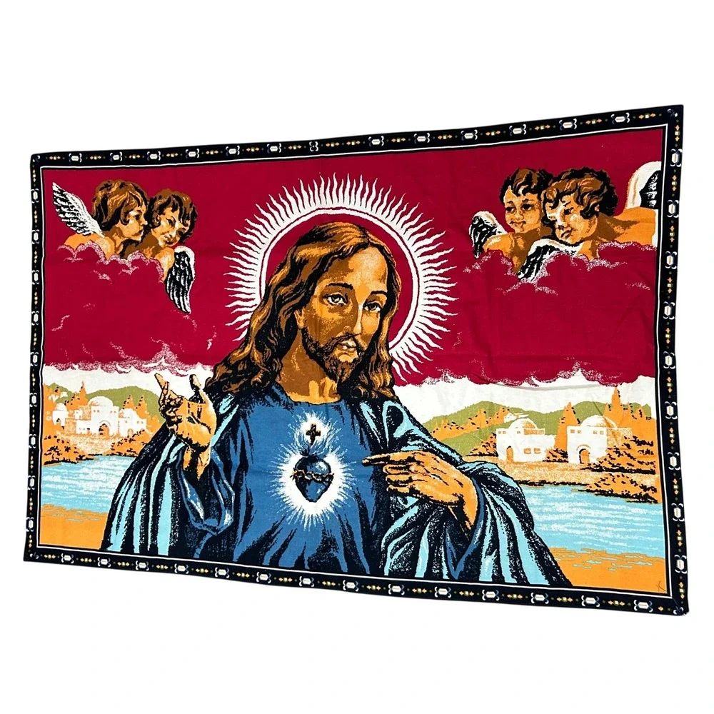 Jesus Sacred Heart‎ Wall Tapestry 56